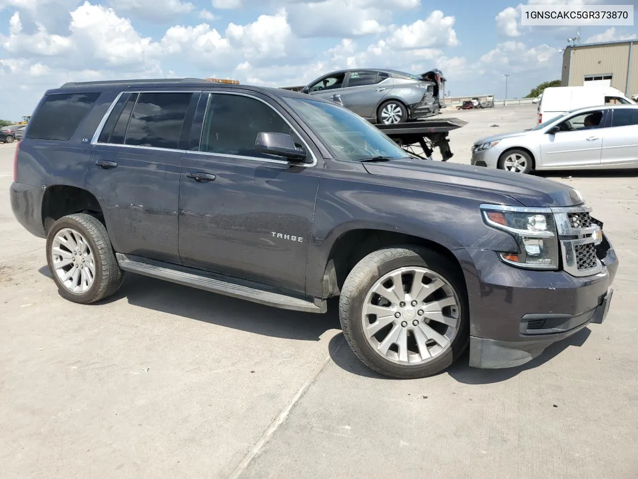 2016 Chevrolet Tahoe C1500 Ls VIN: 1GNSCAKC5GR373870 Lot: 72278734