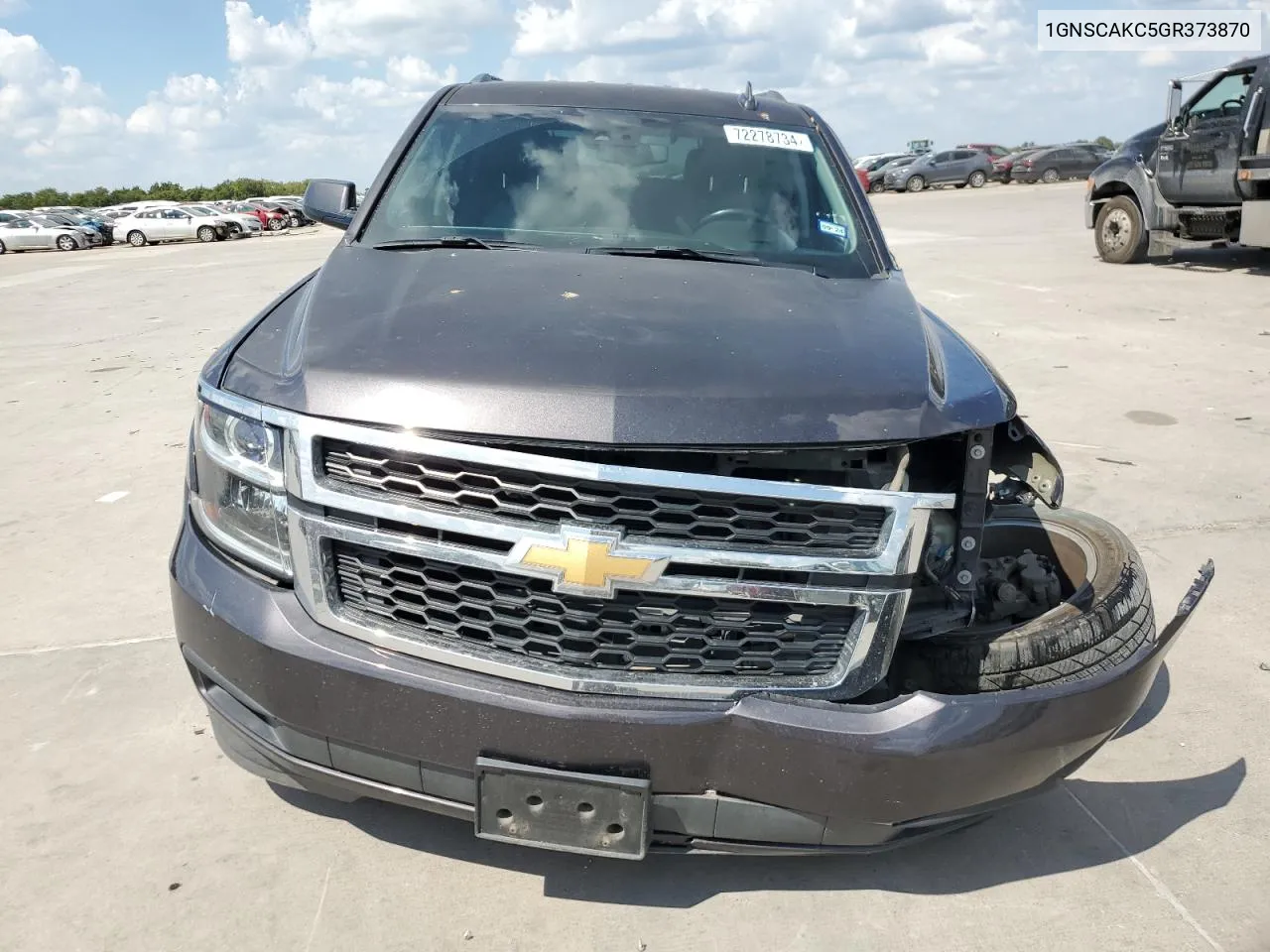 2016 Chevrolet Tahoe C1500 Ls VIN: 1GNSCAKC5GR373870 Lot: 72278734