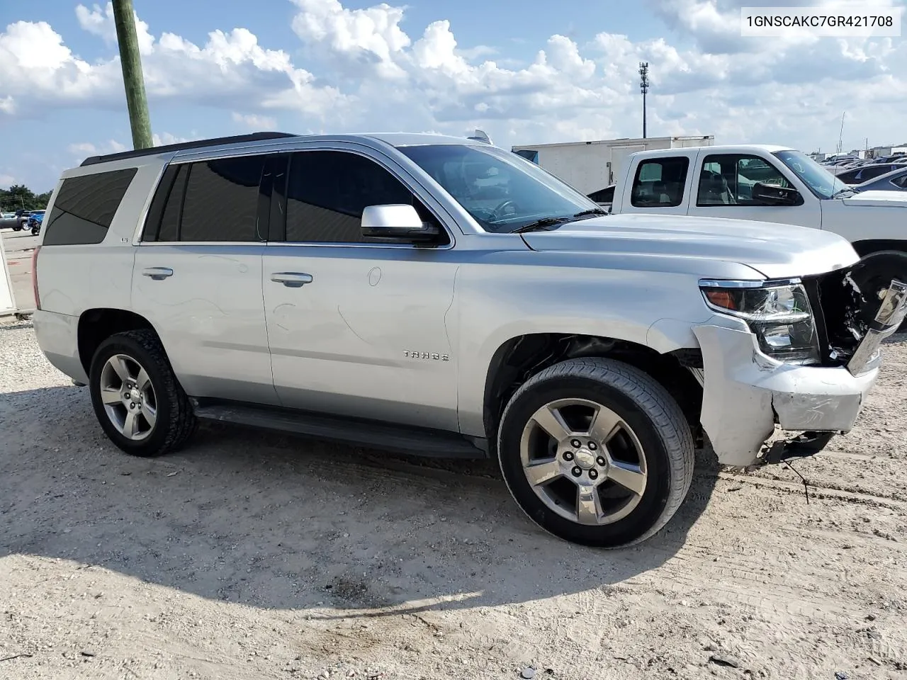 2016 Chevrolet Tahoe C1500 Ls VIN: 1GNSCAKC7GR421708 Lot: 72542524