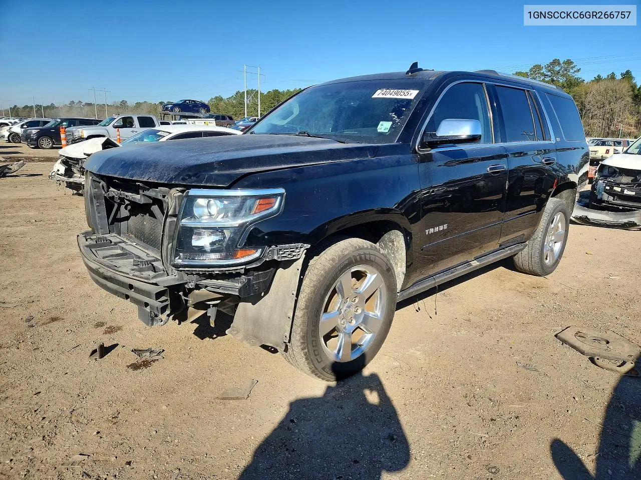 1GNSCCKC6GR266757 2016 Chevrolet Tahoe C1500 Ltz