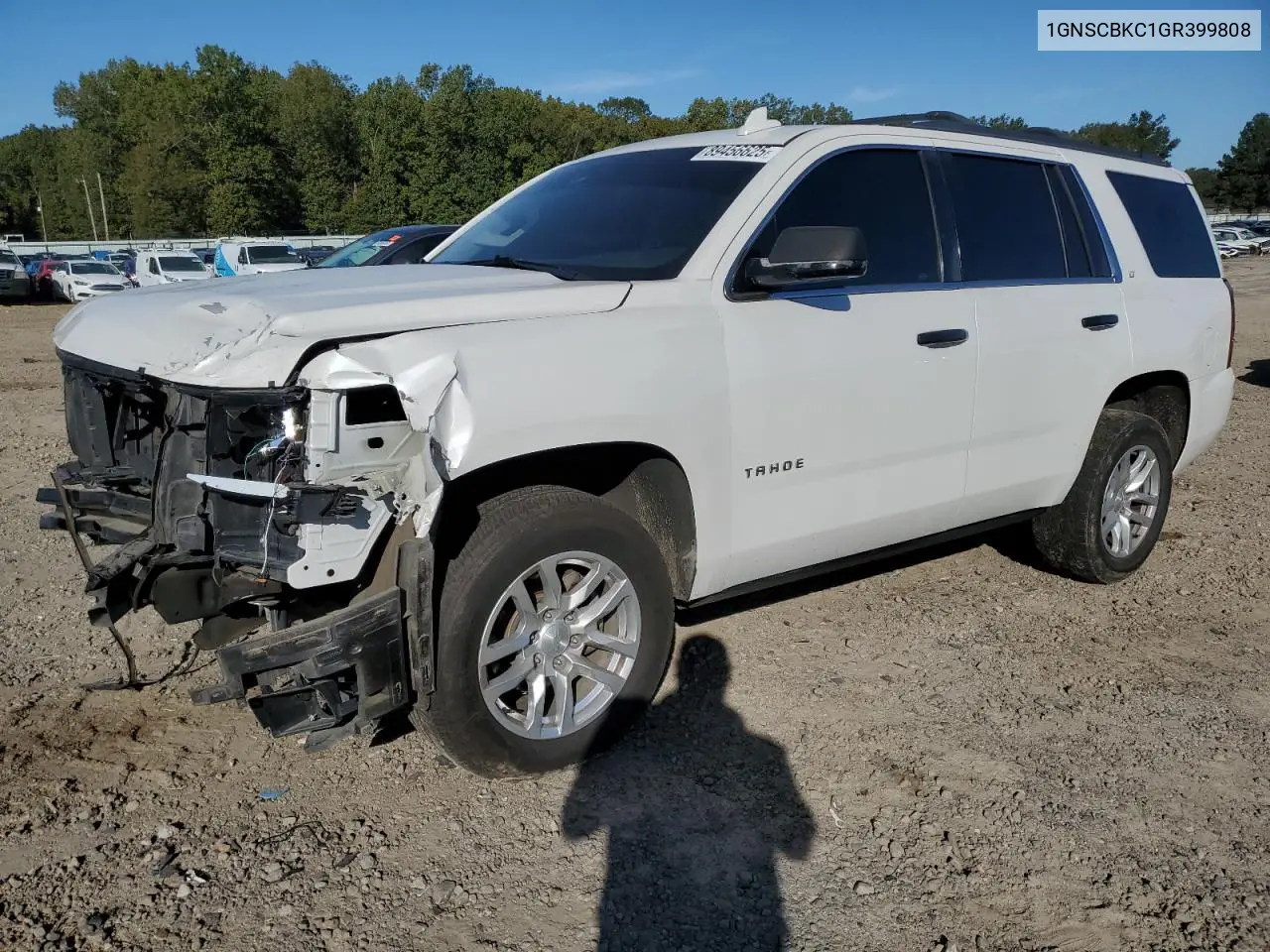 1GNSCBKC1GR399808 2016 Chevrolet Tahoe C1500 Lt