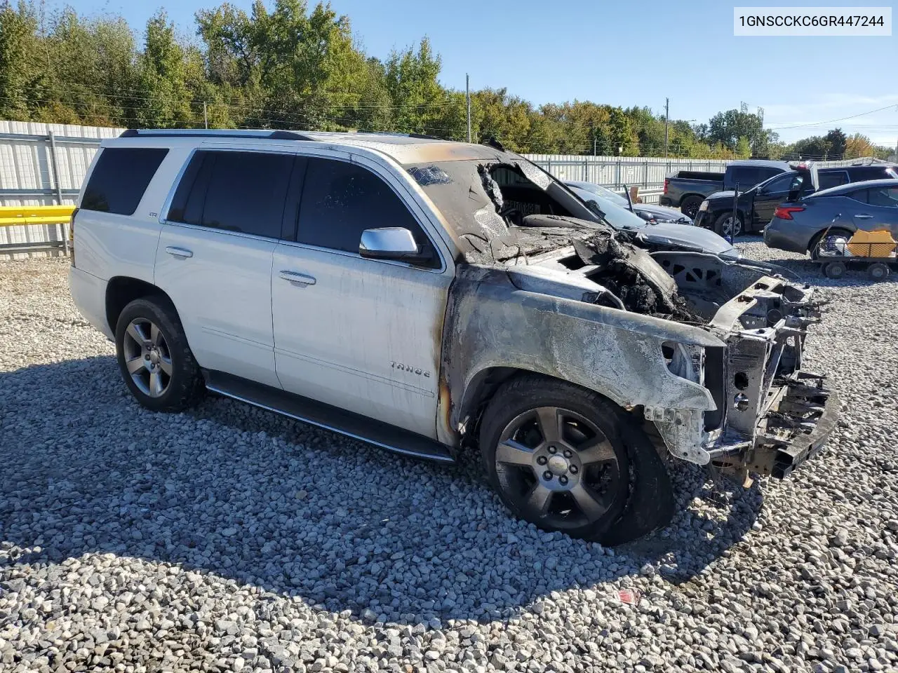 1GNSCCKC6GR447244 2016 Chevrolet Tahoe C1500 Ltz
