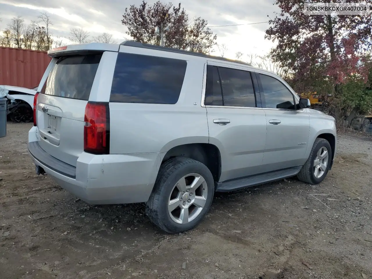 1GNSKBKCXGR407004 2016 Chevrolet Tahoe K1500 Lt
