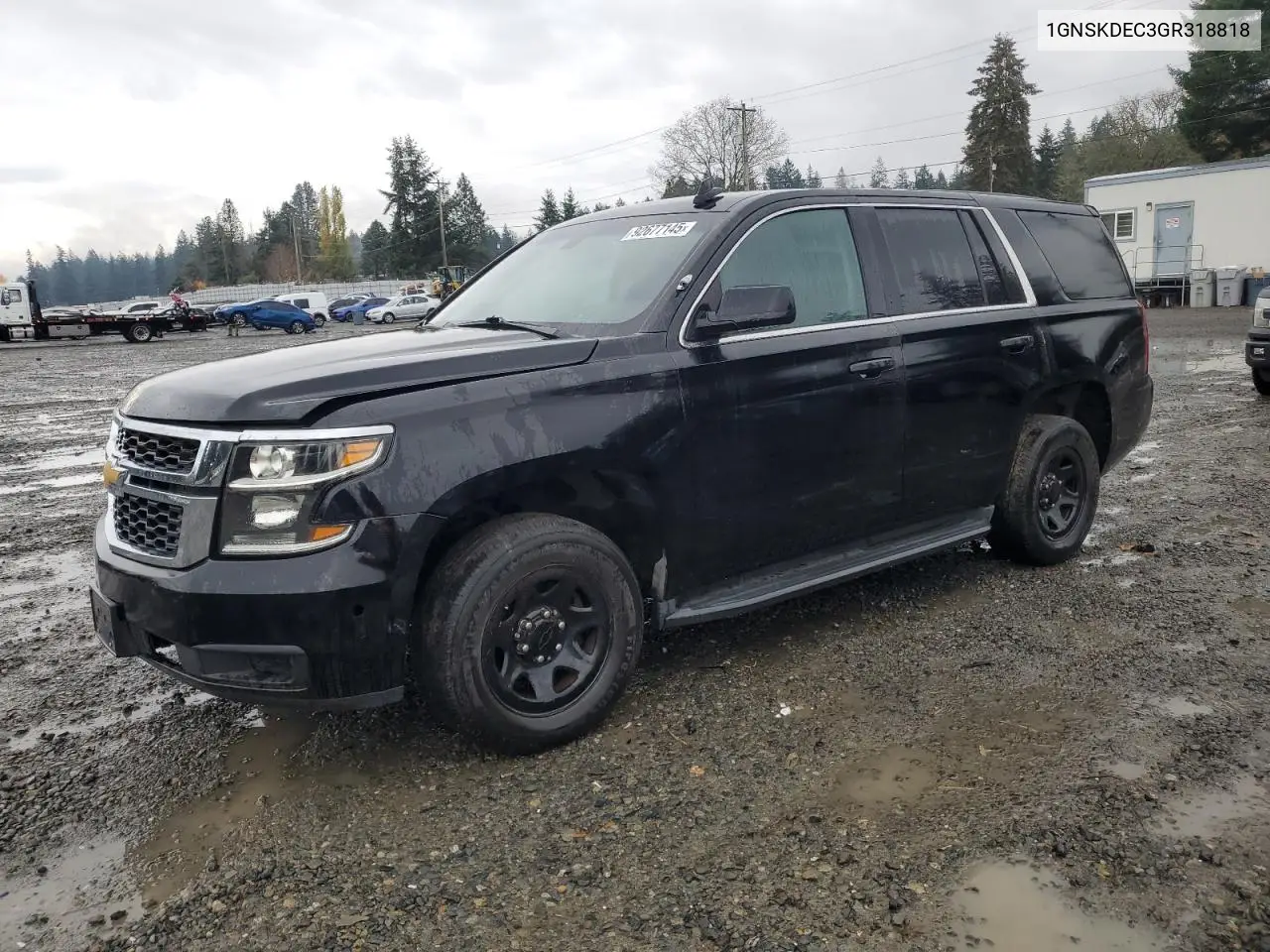 1GNSKDEC3GR318818 2016 Chevrolet Tahoe Police