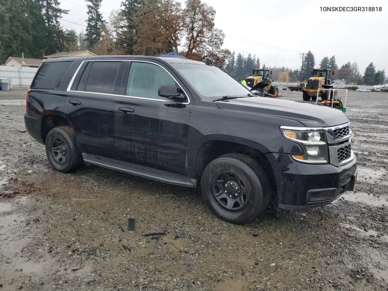 1GNSKDEC3GR318818 2016 Chevrolet Tahoe Police
