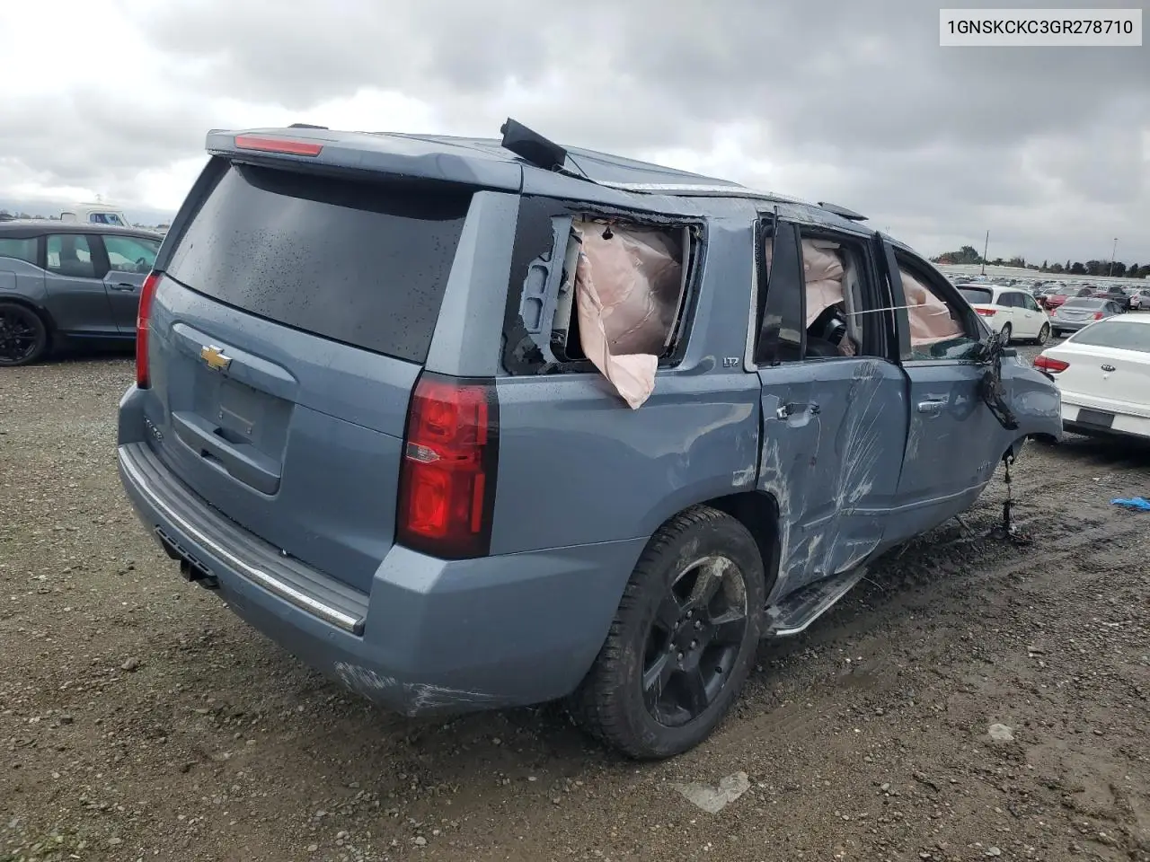 1GNSKCKC3GR278710 2016 Chevrolet Tahoe K1500 Ltz