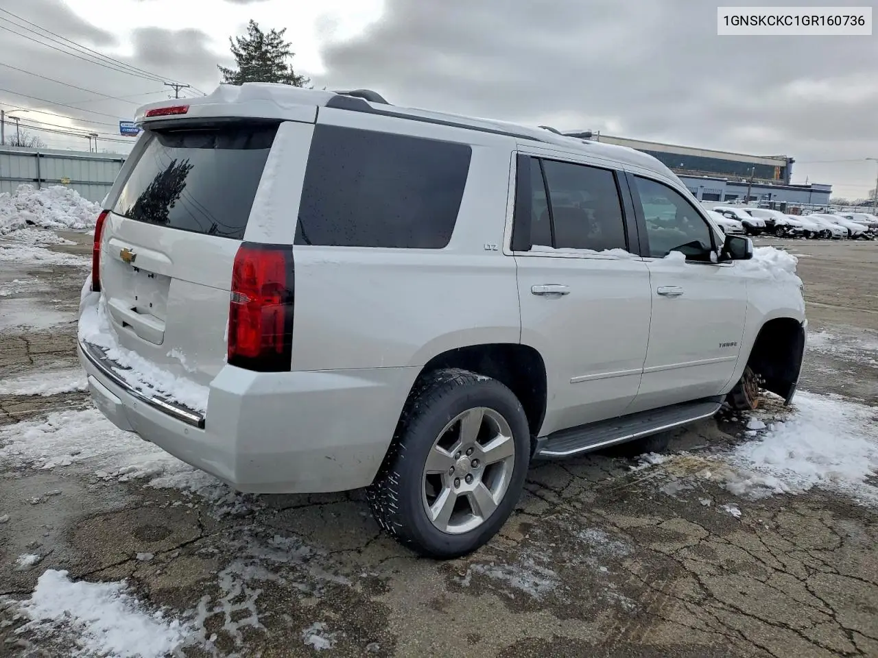 1GNSKCKC1GR160736 2016 Chevrolet Tahoe K1500 Ltz