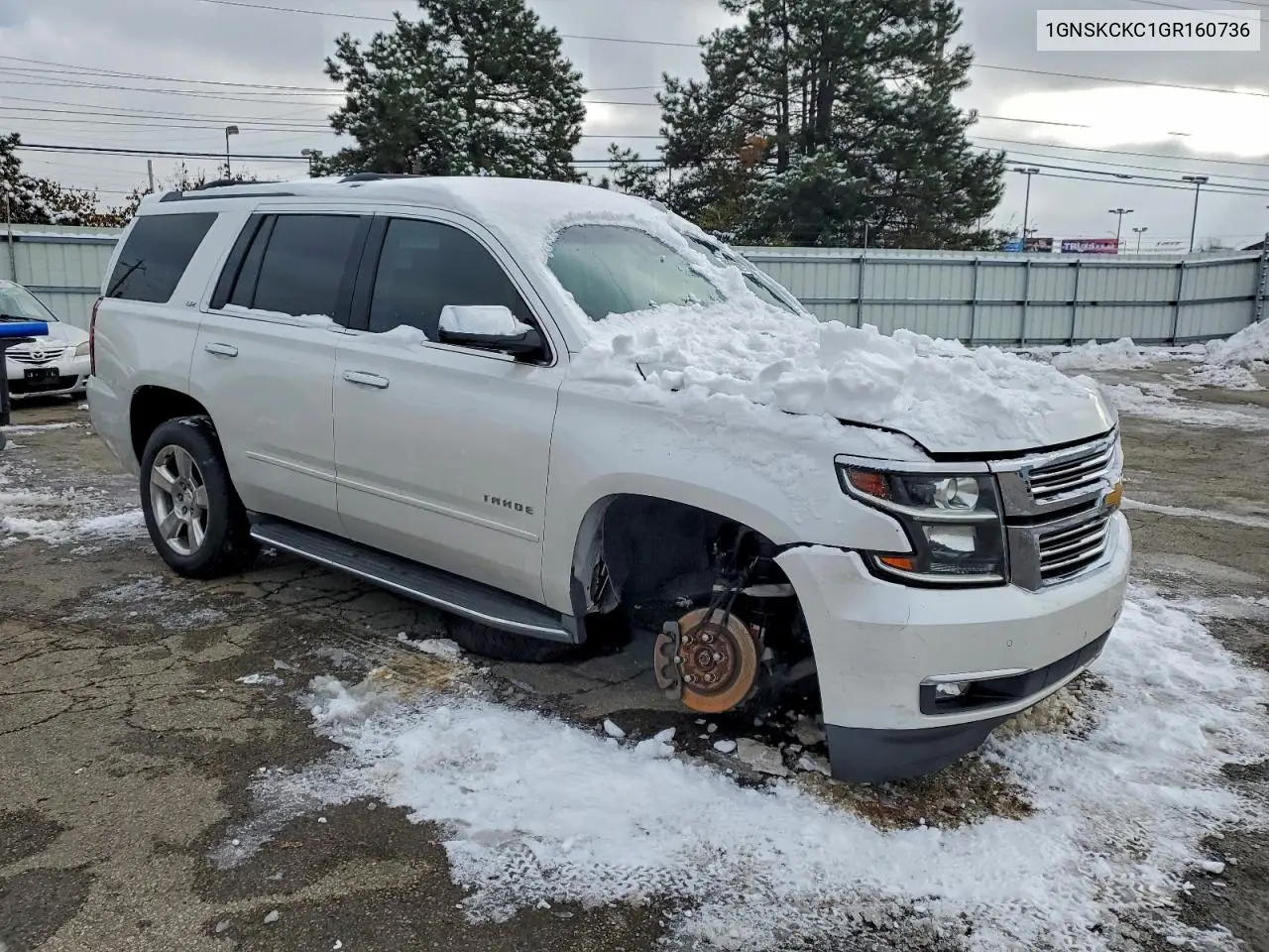 1GNSKCKC1GR160736 2016 Chevrolet Tahoe K1500 Ltz