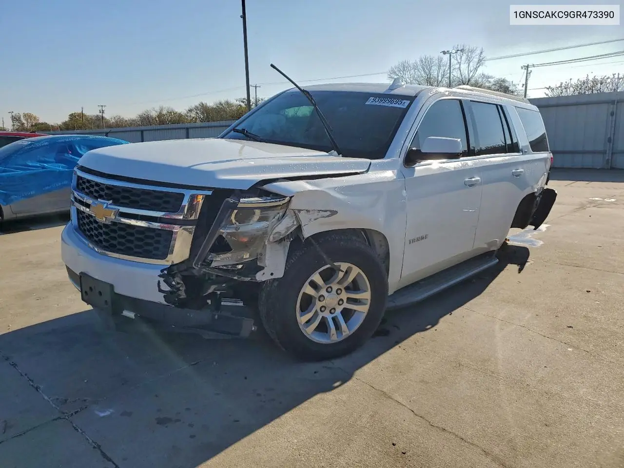 1GNSCAKC9GR473390 2016 Chevrolet Tahoe C1500 Ls