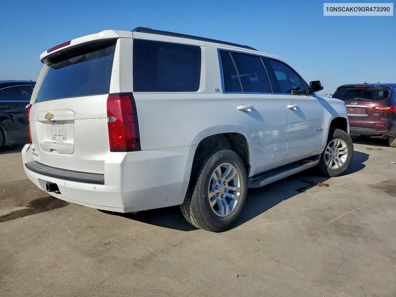 1GNSCAKC9GR473390 2016 Chevrolet Tahoe C1500 Ls