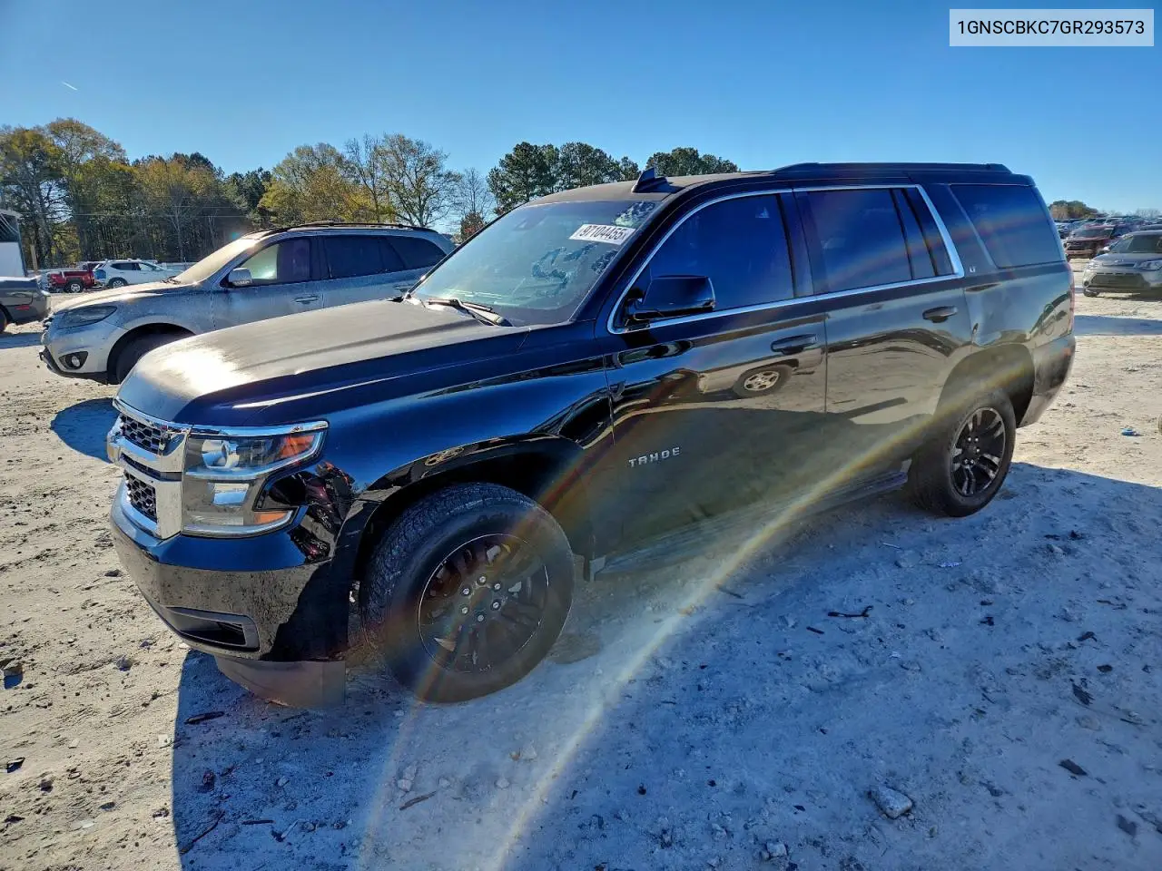 1GNSCBKC7GR293573 2016 Chevrolet Tahoe C1500 Lt