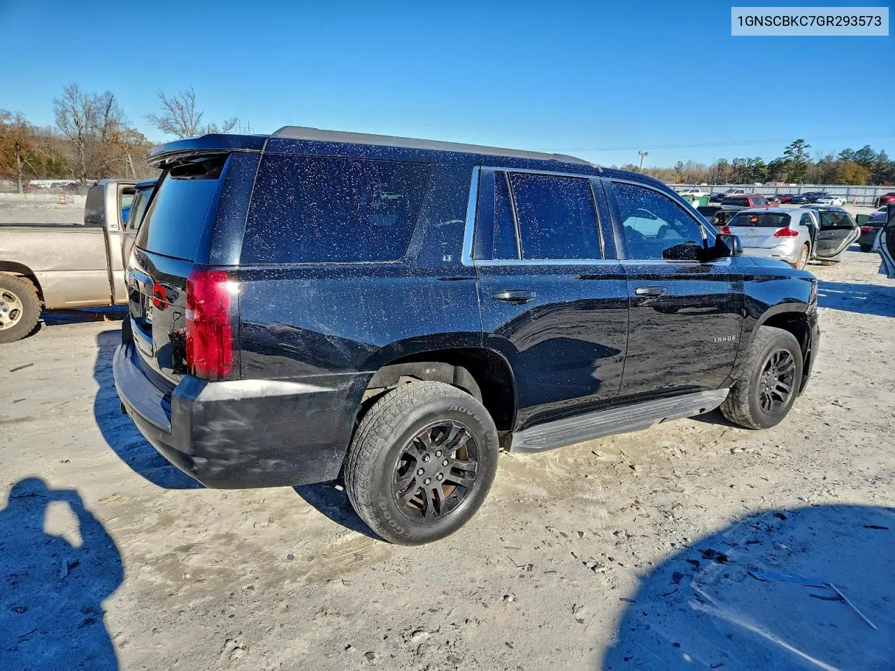 1GNSCBKC7GR293573 2016 Chevrolet Tahoe C1500 Lt