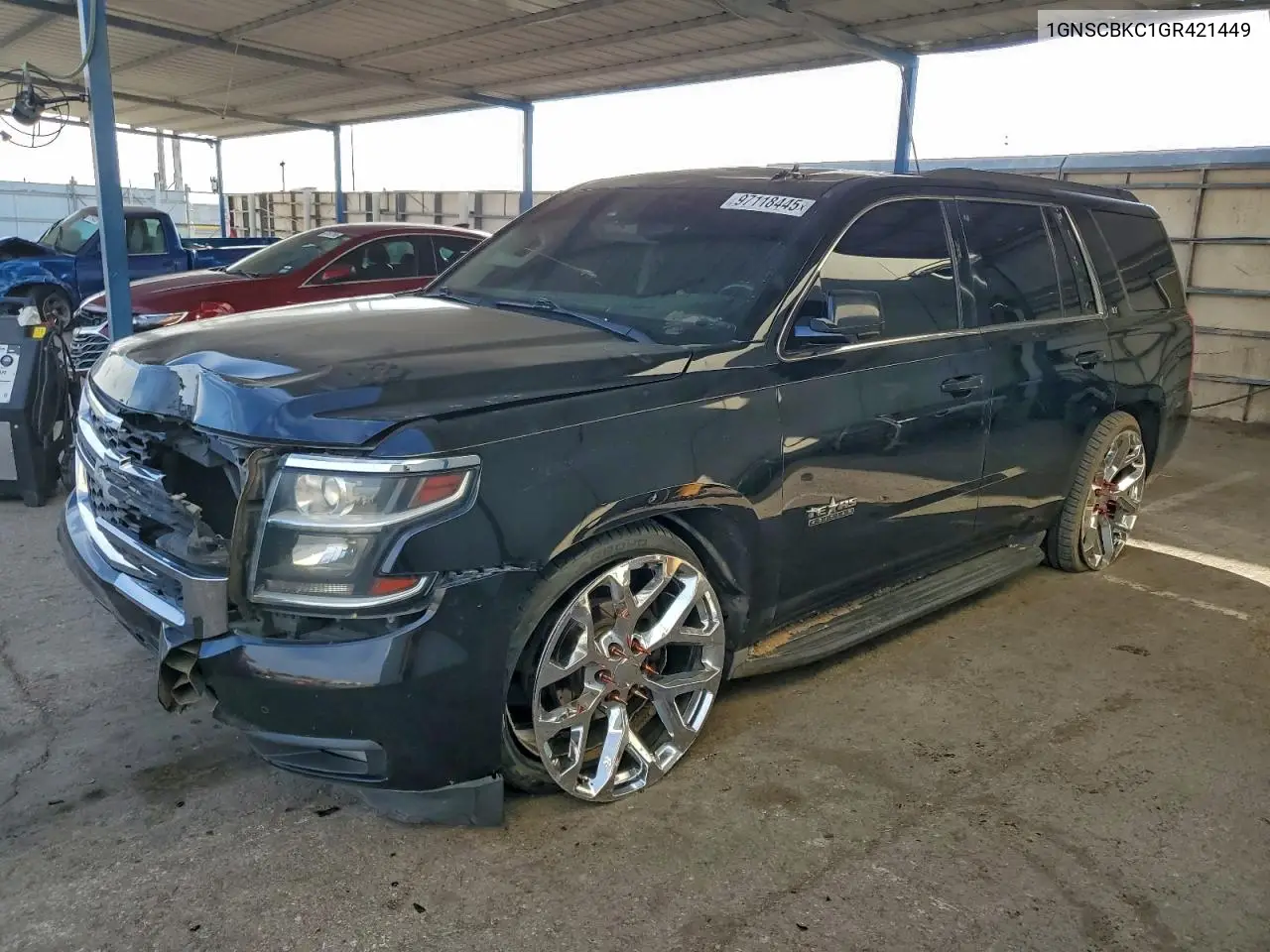 1GNSCBKC1GR421449 2016 Chevrolet Tahoe C1500 Lt
