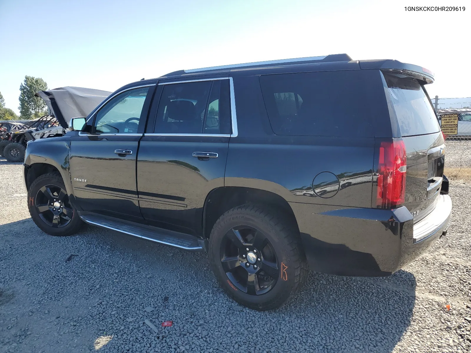 2017 Chevrolet Tahoe K1500 Premier VIN: 1GNSKCKC0HR209619 Lot: 62538764