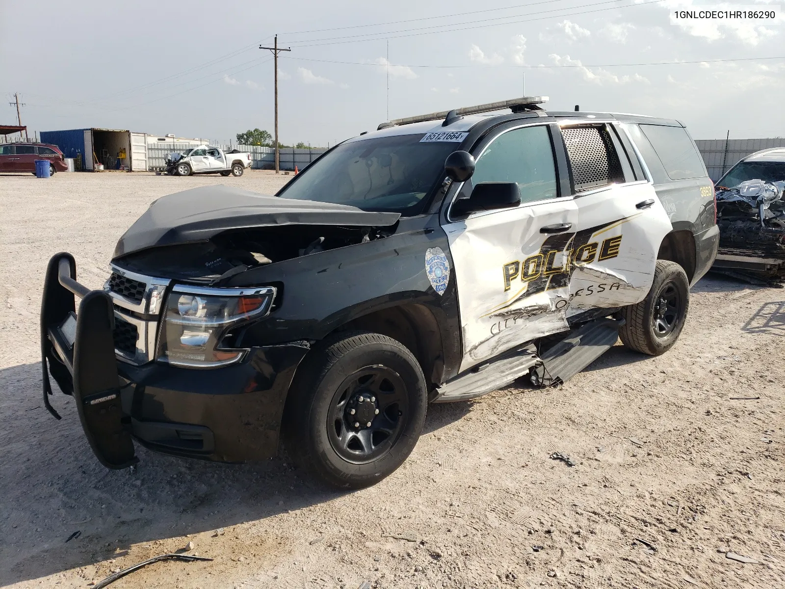 2017 Chevrolet Tahoe Police VIN: 1GNLCDEC1HR186290 Lot: 65121664