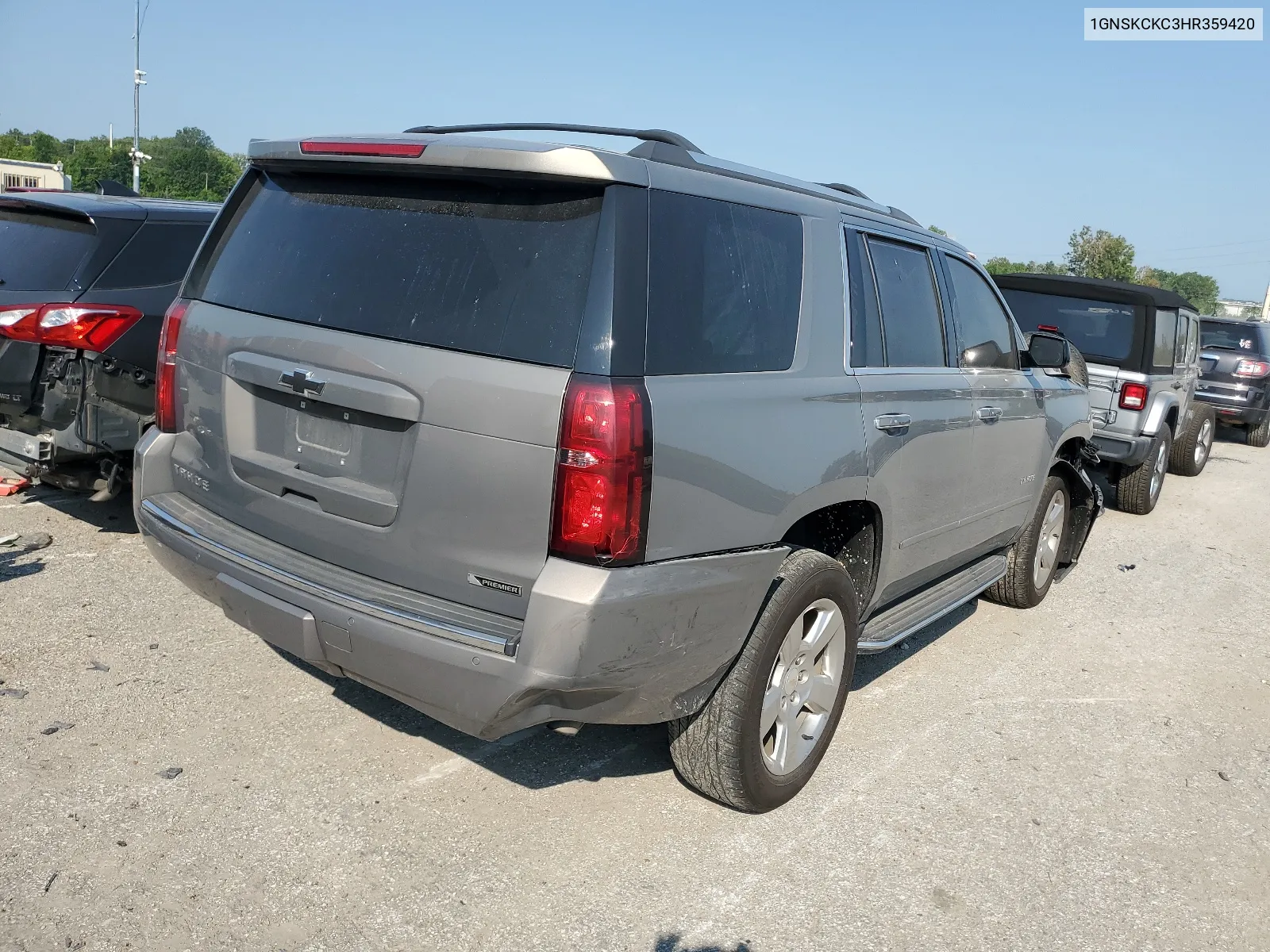 2017 Chevrolet Tahoe K1500 Premier VIN: 1GNSKCKC3HR359420 Lot: 65939244