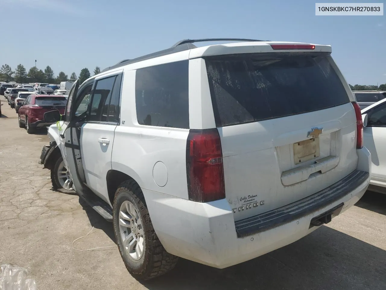 2017 Chevrolet Tahoe K1500 Lt VIN: 1GNSKBKC7HR270833 Lot: 66016124