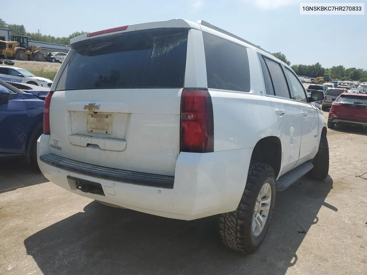 2017 Chevrolet Tahoe K1500 Lt VIN: 1GNSKBKC7HR270833 Lot: 66016124