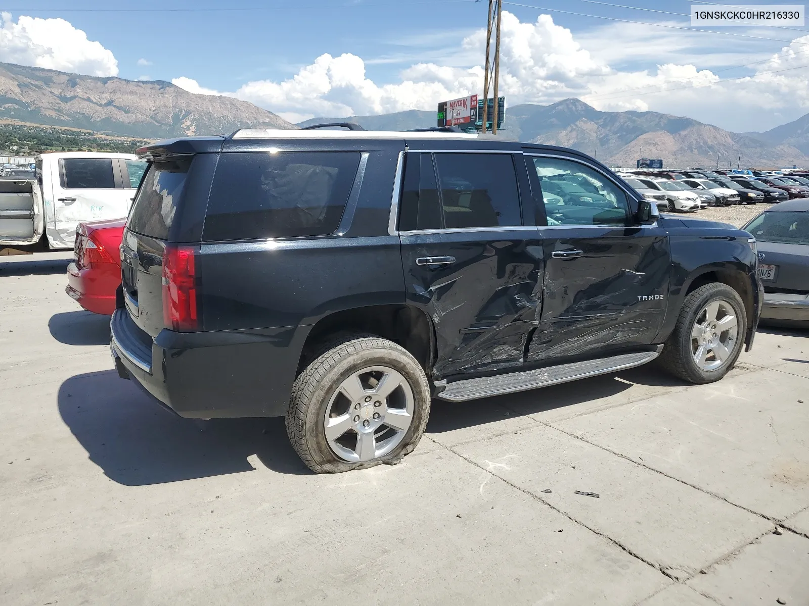 2017 Chevrolet Tahoe K1500 Premier VIN: 1GNSKCKC0HR216330 Lot: 66093144