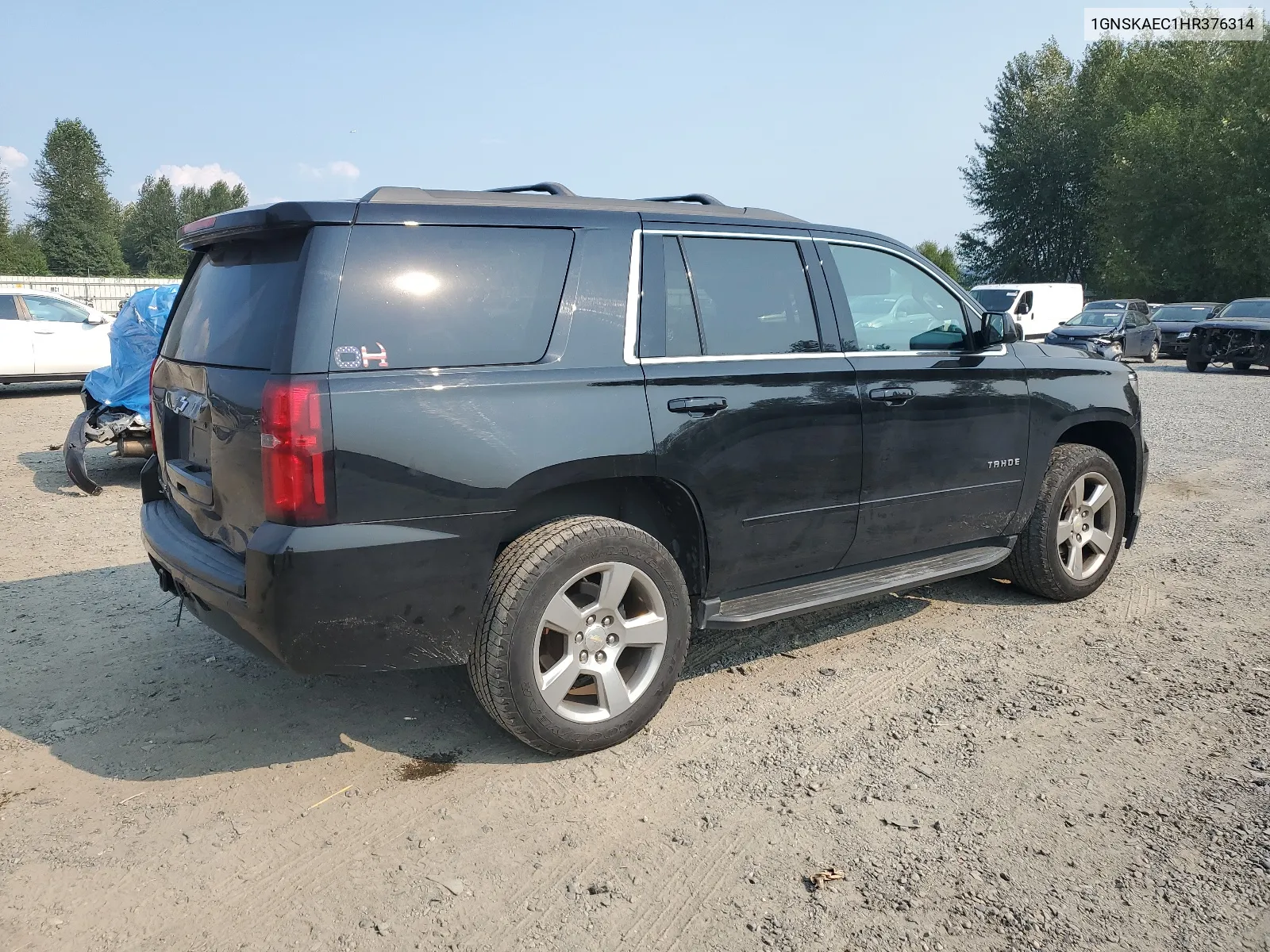 2017 Chevrolet Tahoe K1500 Ls VIN: 1GNSKAEC1HR376314 Lot: 66627004