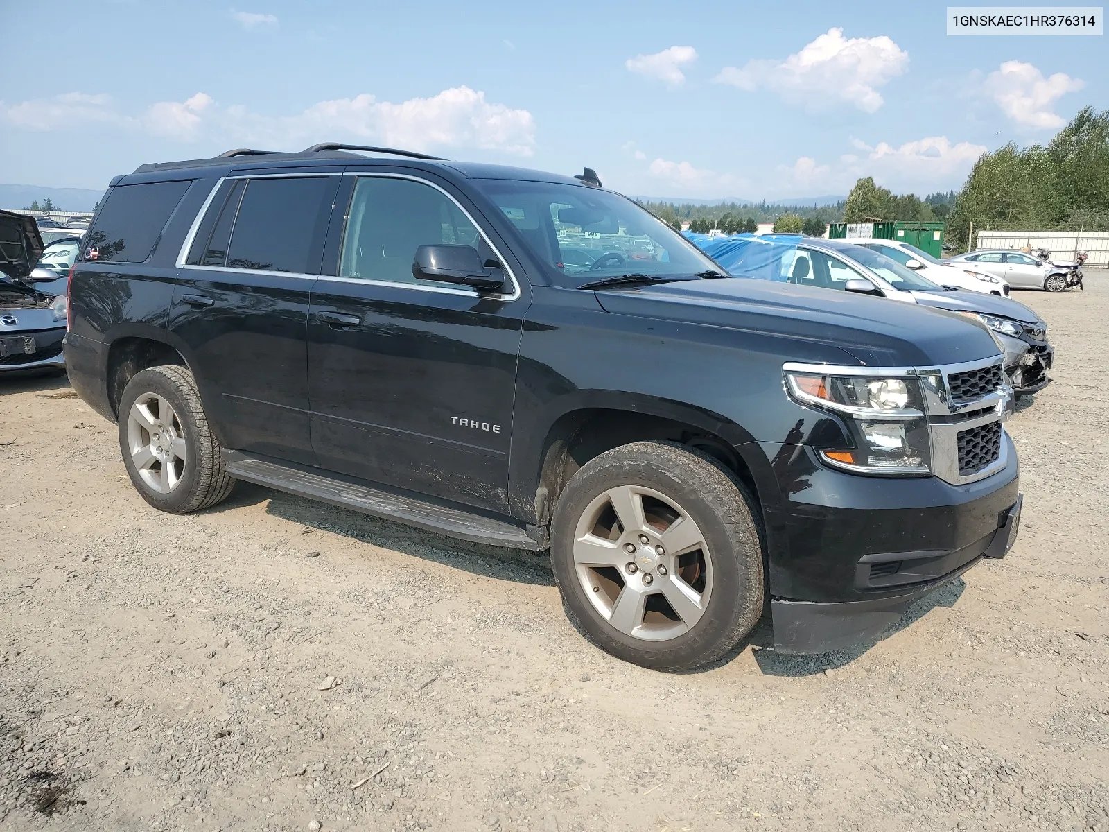 2017 Chevrolet Tahoe K1500 Ls VIN: 1GNSKAEC1HR376314 Lot: 66627004