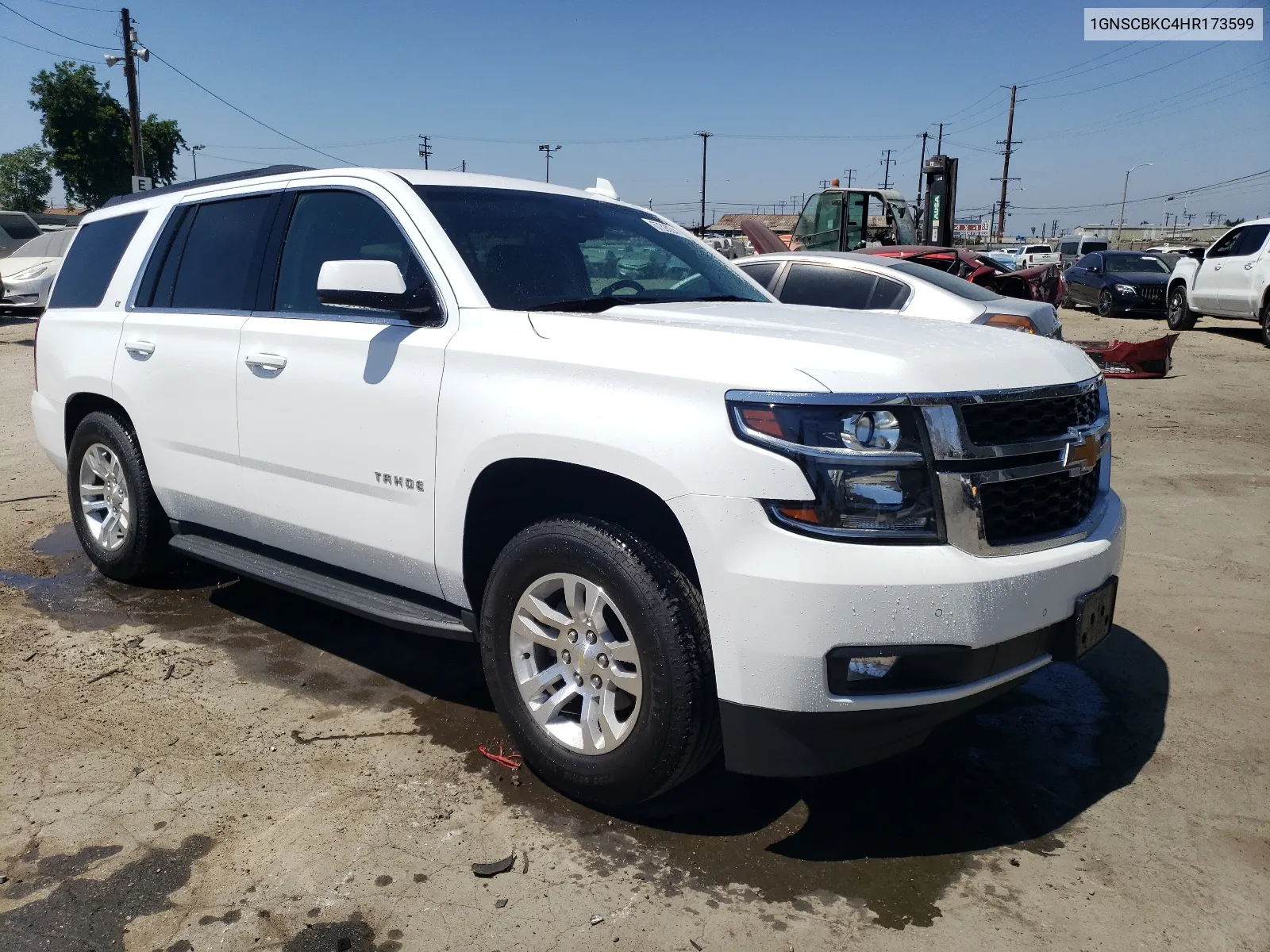 2017 Chevrolet Tahoe C1500 Lt VIN: 1GNSCBKC4HR173599 Lot: 67320244