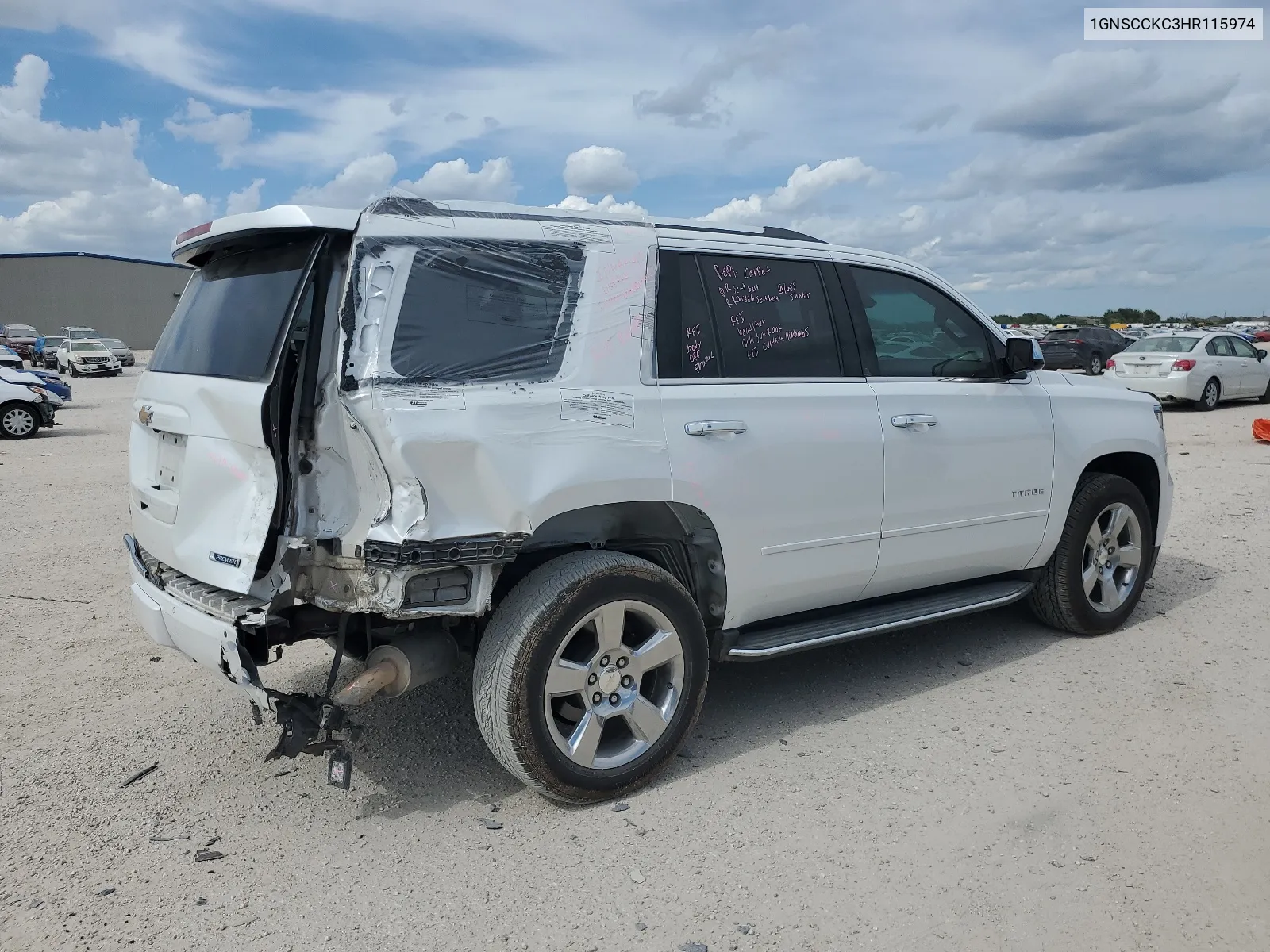 2017 Chevrolet Tahoe C1500 Premier VIN: 1GNSCCKC3HR115974 Lot: 67525454