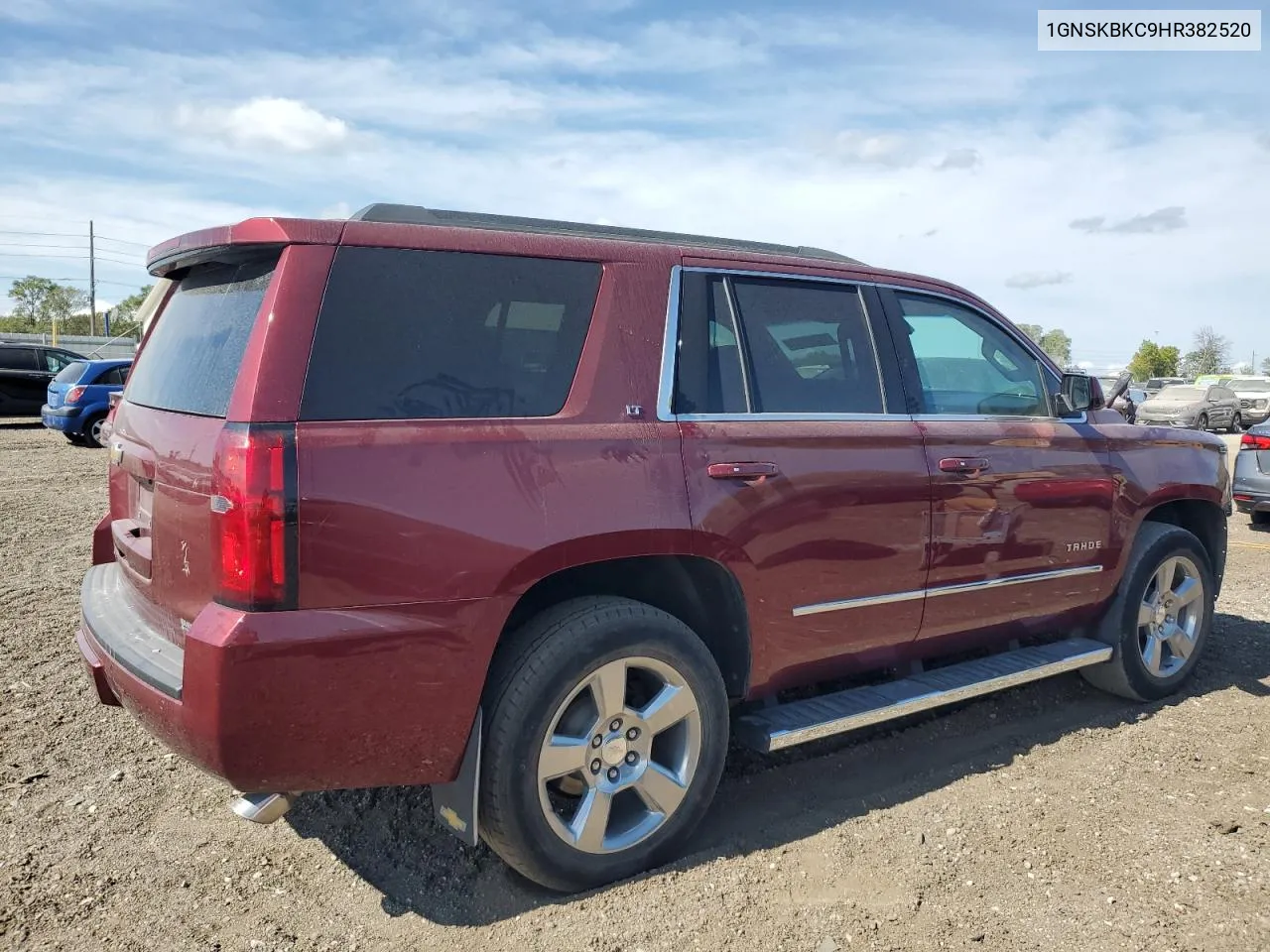 1GNSKBKC9HR382520 2017 Chevrolet Tahoe K1500 Lt