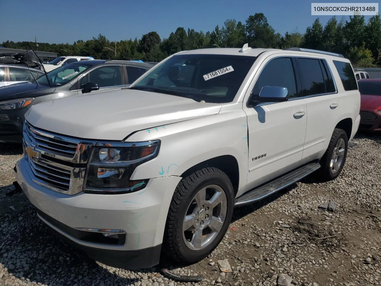 1GNSCCKC2HR213488 2017 Chevrolet Tahoe C1500 Premier