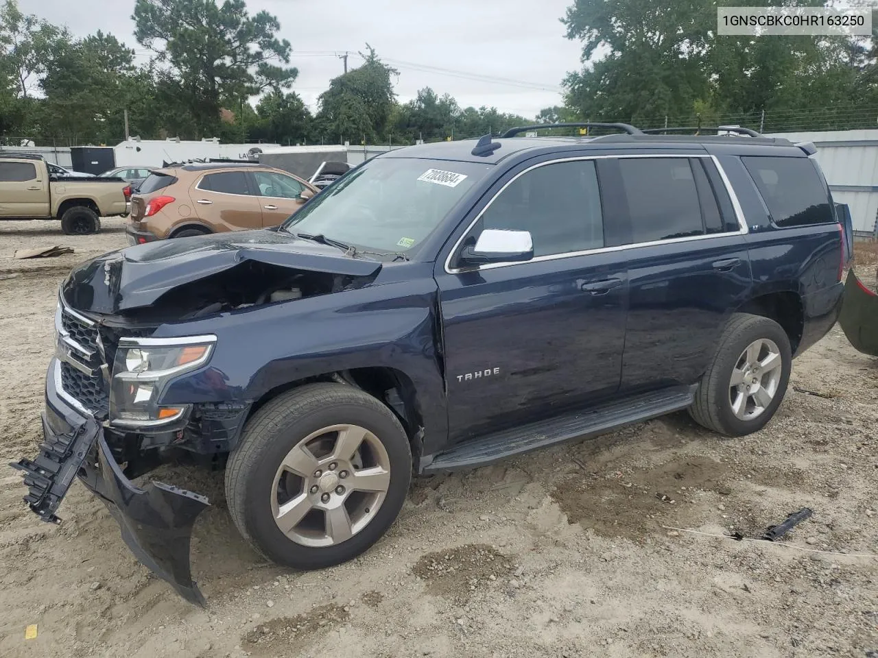 2017 Chevrolet Tahoe C1500 Lt VIN: 1GNSCBKC0HR163250 Lot: 72038684