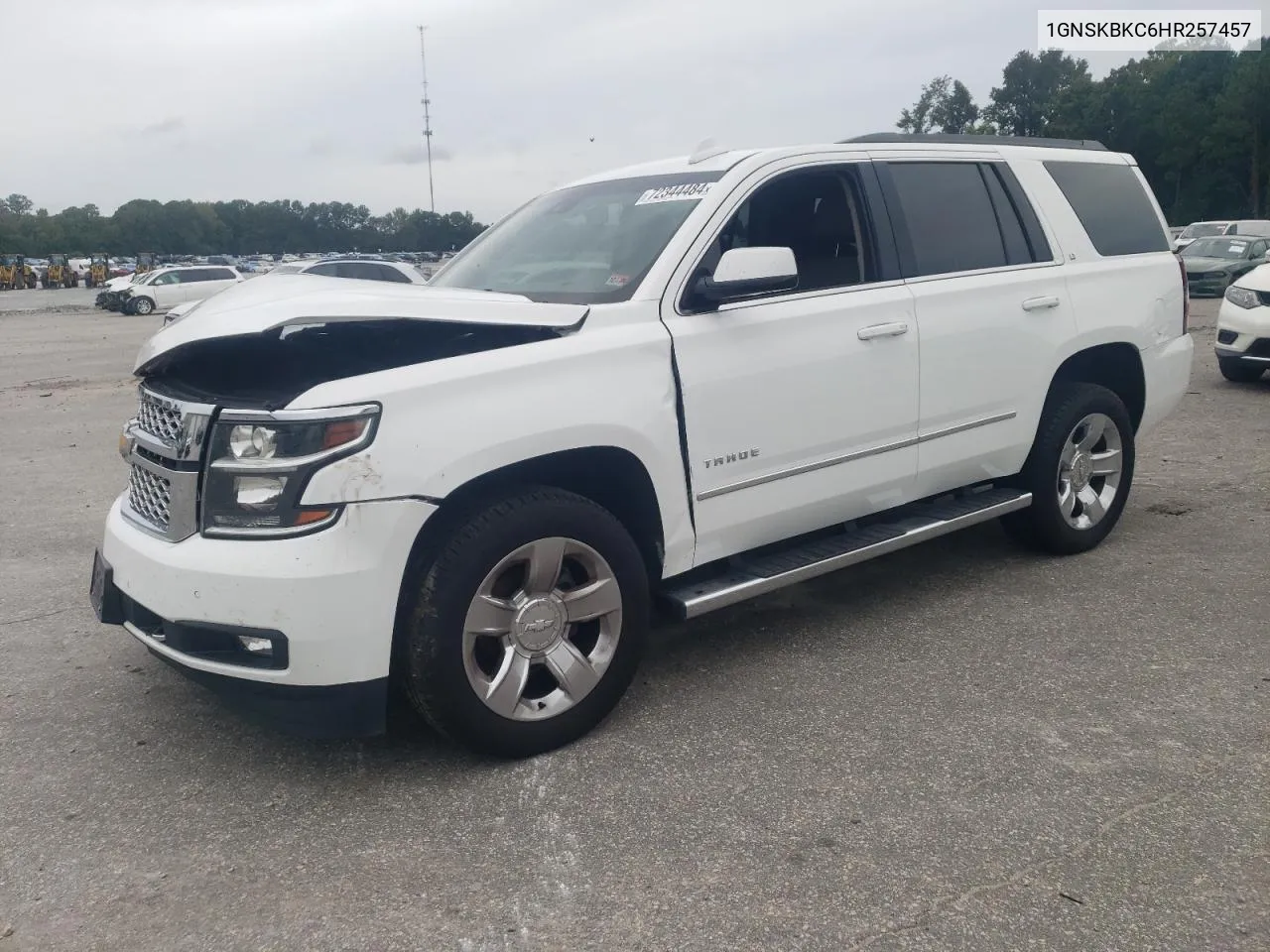 1GNSKBKC6HR257457 2017 Chevrolet Tahoe K1500 Lt