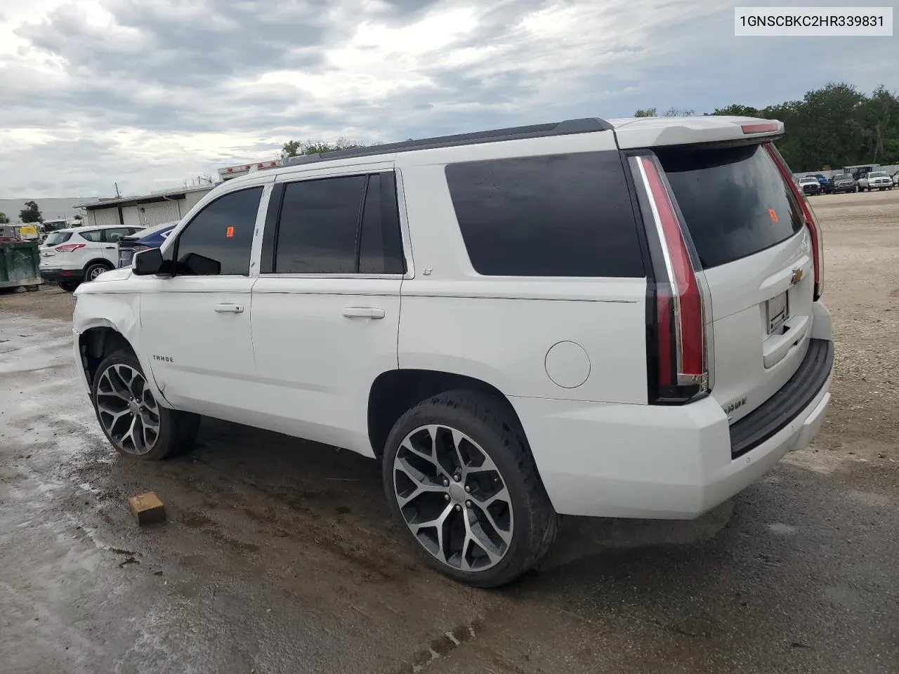 2017 Chevrolet Tahoe C1500 Lt VIN: 1GNSCBKC2HR339831 Lot: 73001894