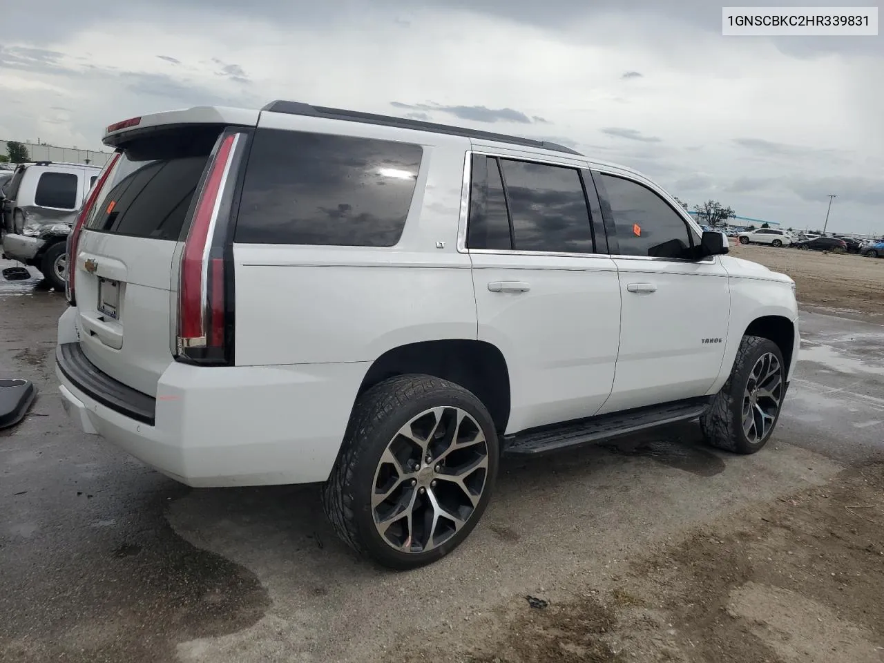 2017 Chevrolet Tahoe C1500 Lt VIN: 1GNSCBKC2HR339831 Lot: 73001894