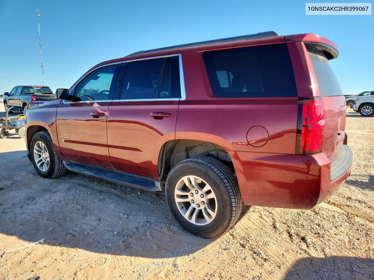 1GNSCAKC2HR399067 2017 Chevrolet Tahoe C1500 Ls