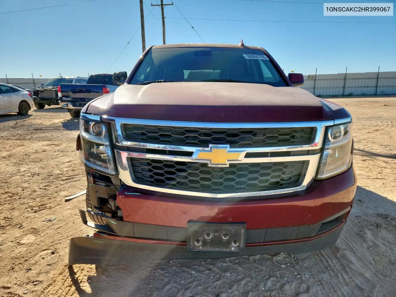 1GNSCAKC2HR399067 2017 Chevrolet Tahoe C1500 Ls