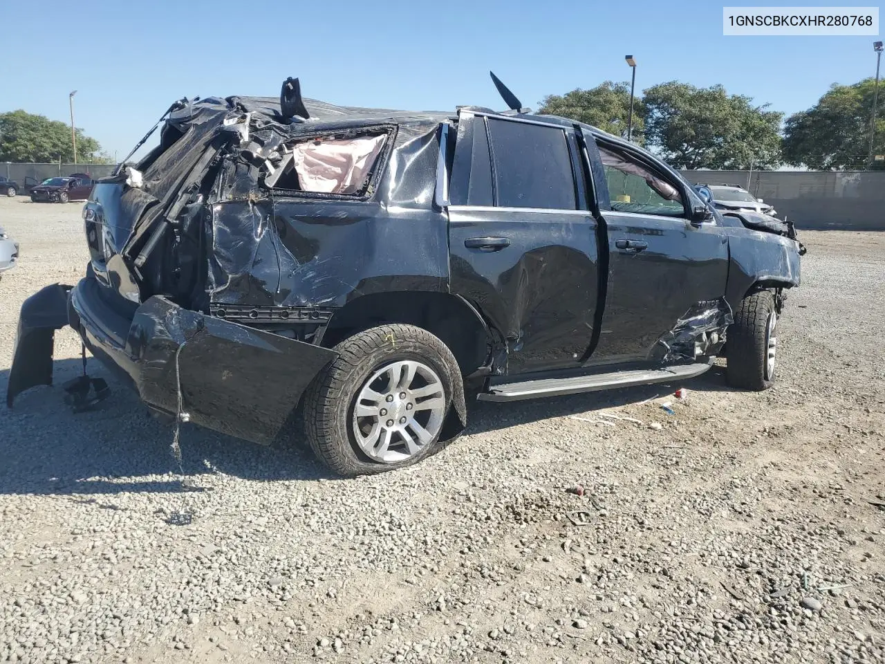 1GNSCBKCXHR280768 2017 Chevrolet Tahoe C1500 Lt