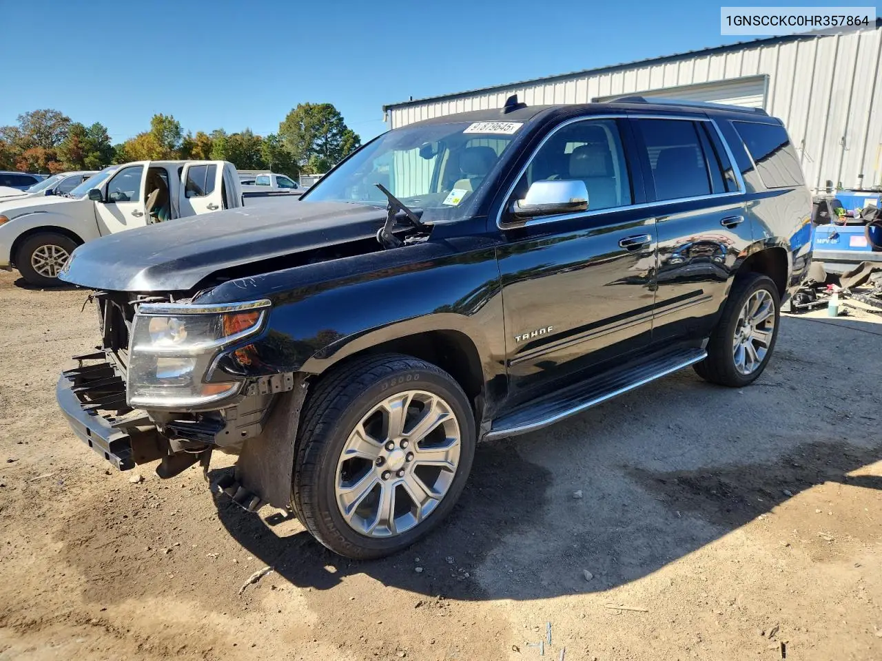 1GNSCCKC0HR357864 2017 Chevrolet Tahoe C1500 Premier