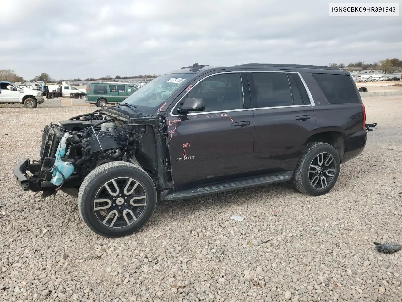 1GNSCBKC9HR391943 2017 Chevrolet Tahoe C1500 Lt