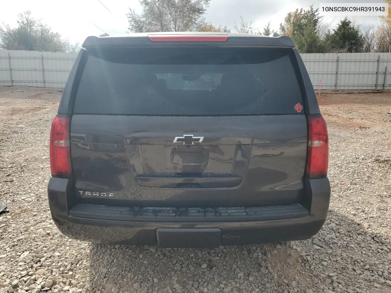 1GNSCBKC9HR391943 2017 Chevrolet Tahoe C1500 Lt