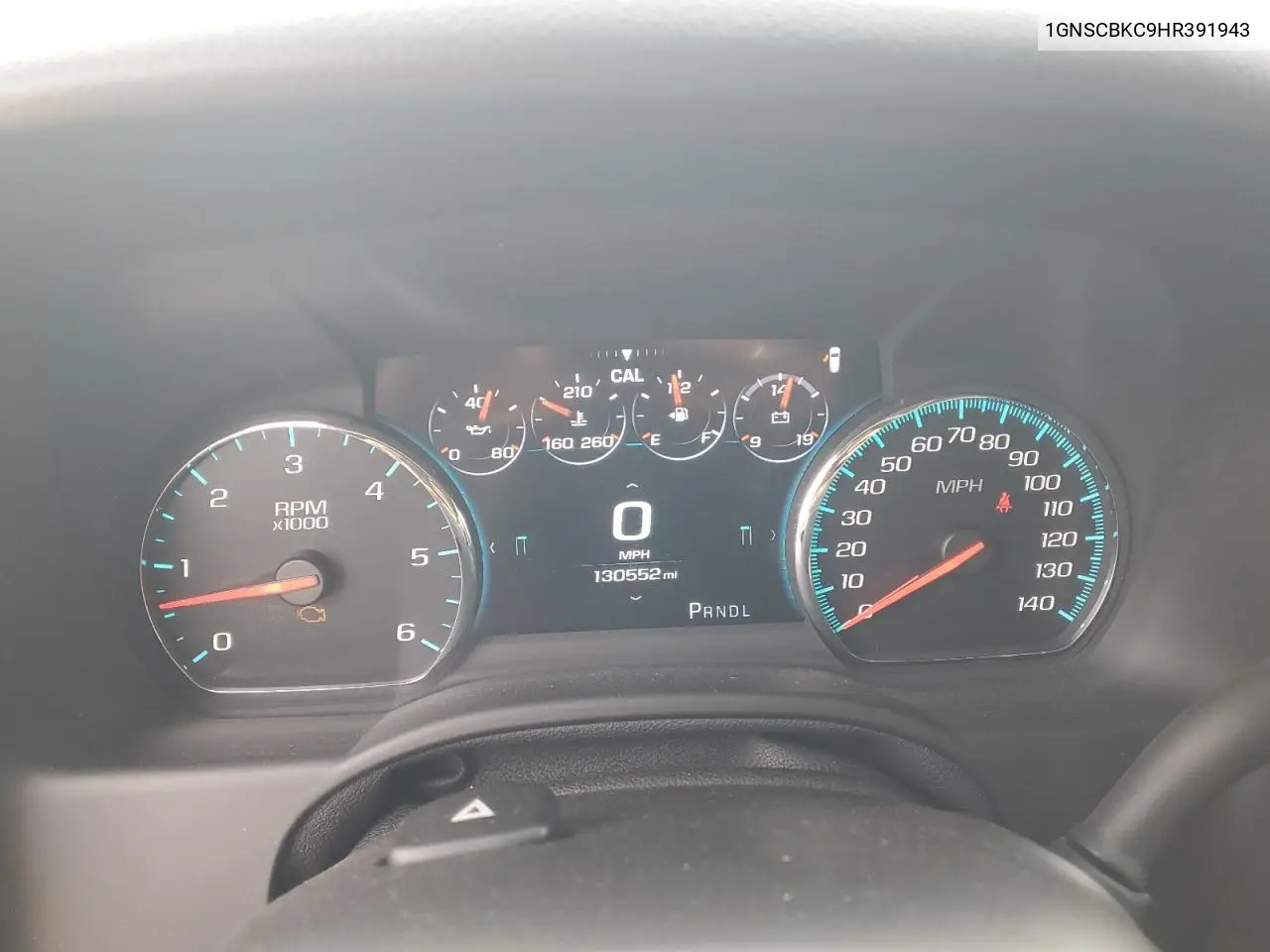 1GNSCBKC9HR391943 2017 Chevrolet Tahoe C1500 Lt