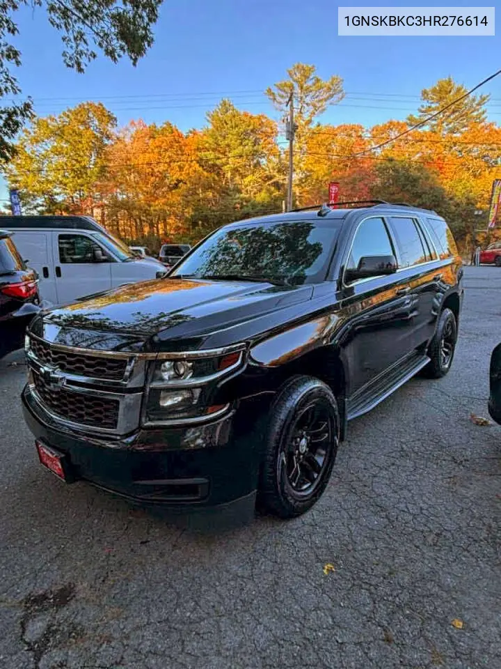 1GNSKBKC3HR276614 2017 Chevrolet Tahoe K1500 Lt