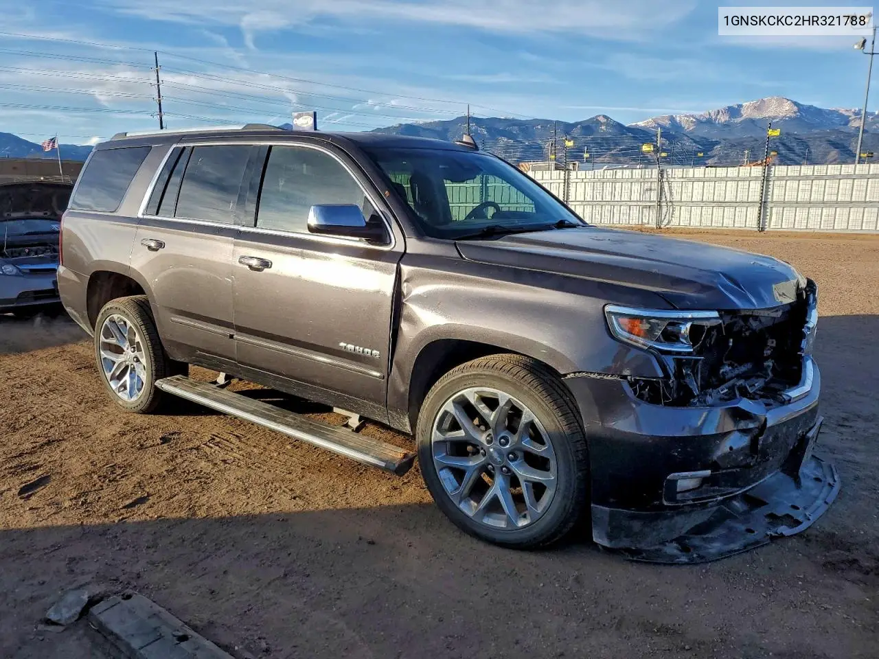 1GNSKCKC2HR321788 2017 Chevrolet Tahoe K1500 Premier