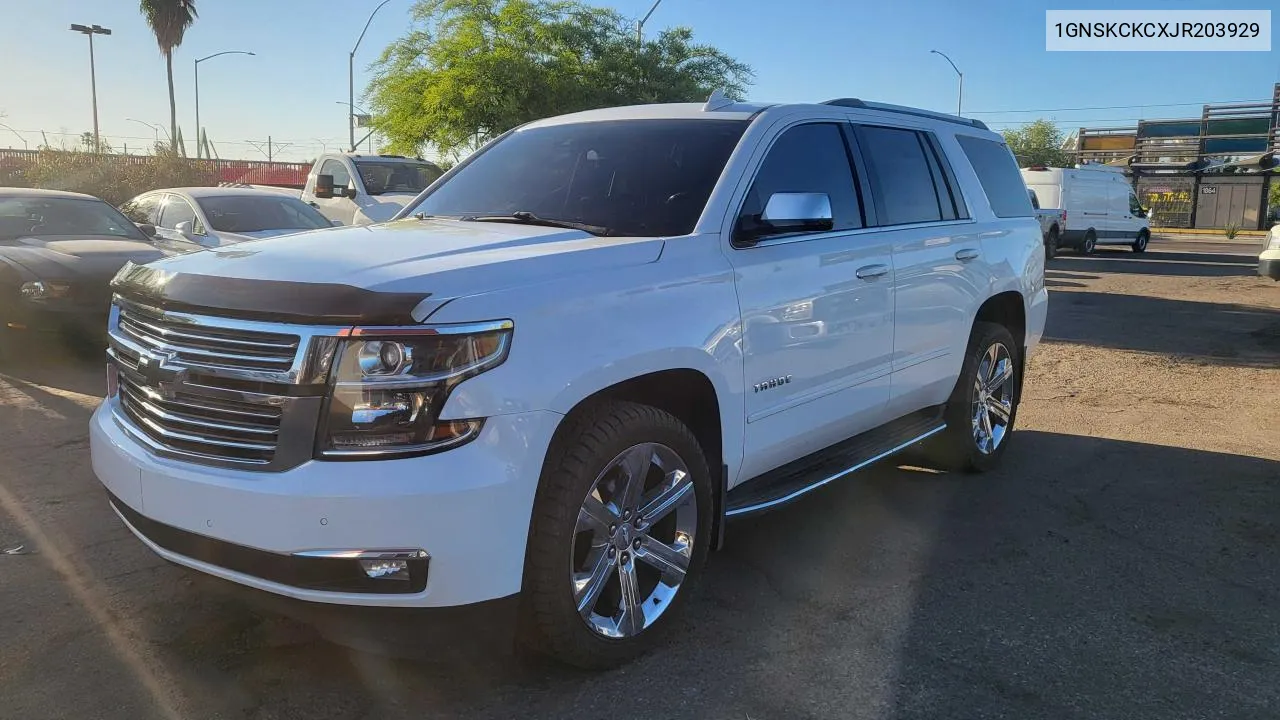 1GNSKCKCXJR203929 2018 Chevrolet Tahoe K1500 Premier