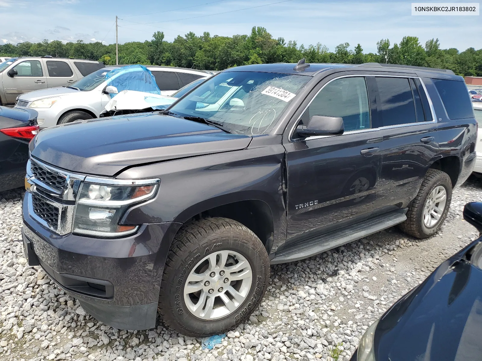 2018 Chevrolet Tahoe K1500 Lt VIN: 1GNSKBKC2JR183802 Lot: 59141304