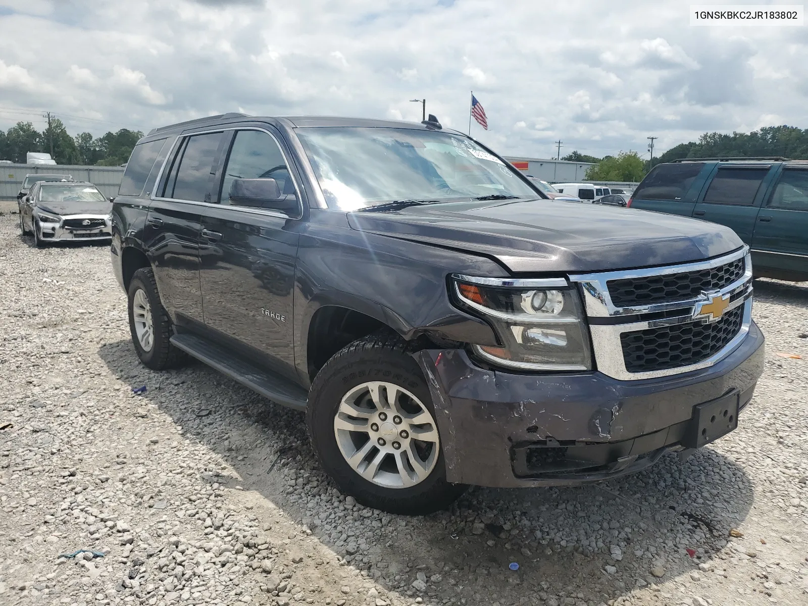 2018 Chevrolet Tahoe K1500 Lt VIN: 1GNSKBKC2JR183802 Lot: 59141304