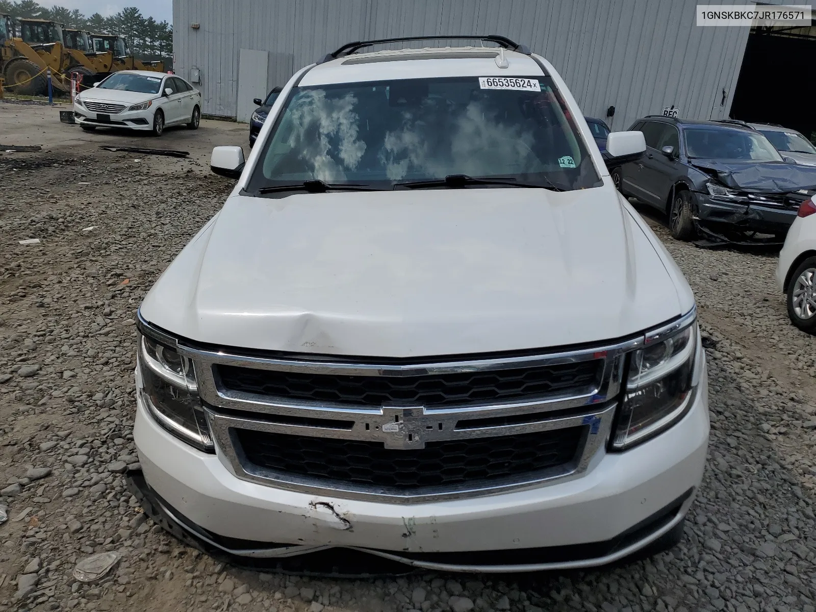 2018 Chevrolet Tahoe K1500 Lt VIN: 1GNSKBKC7JR176571 Lot: 66535624