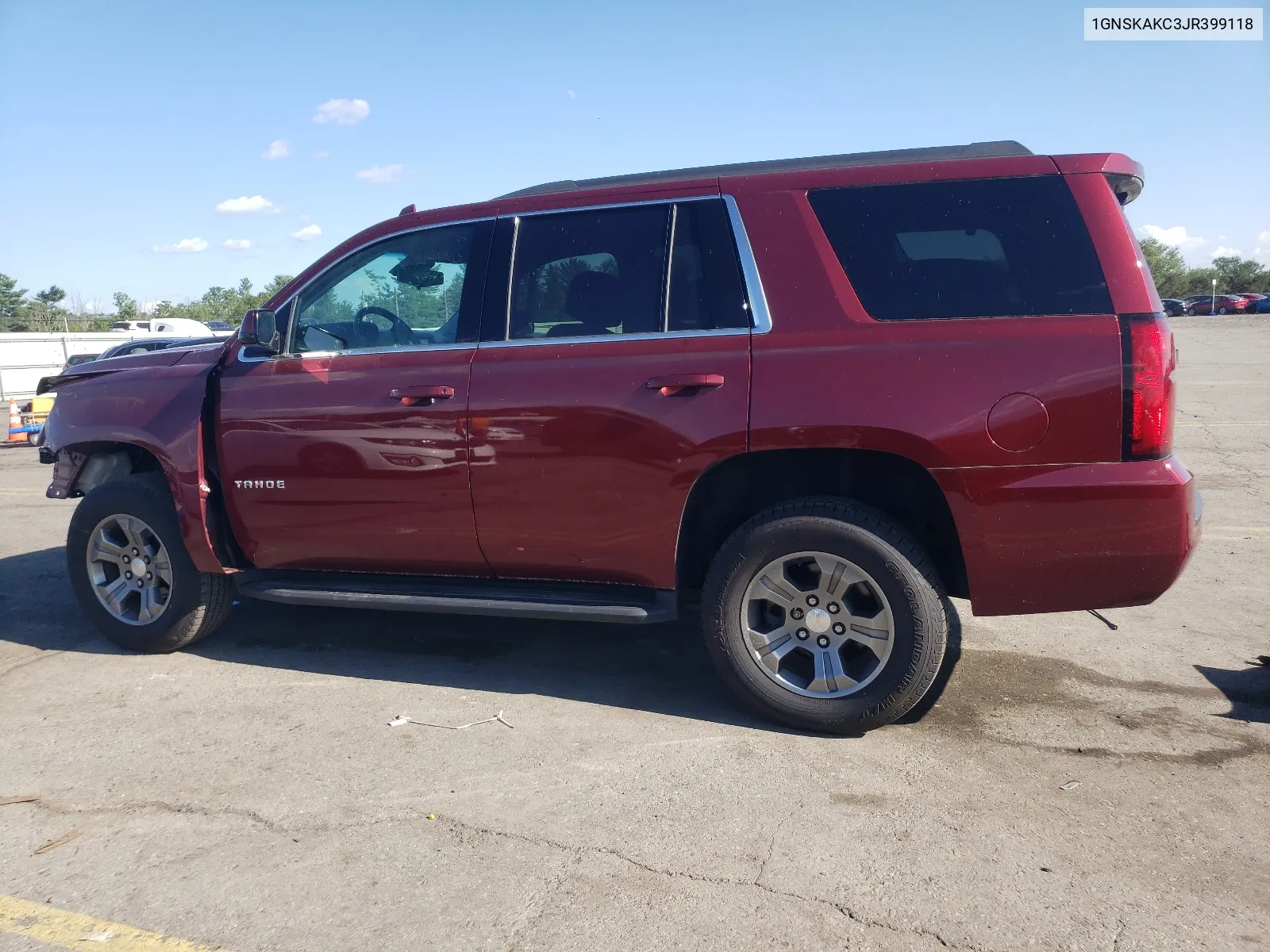 2018 Chevrolet Tahoe K1500 Ls VIN: 1GNSKAKC3JR399118 Lot: 66771724