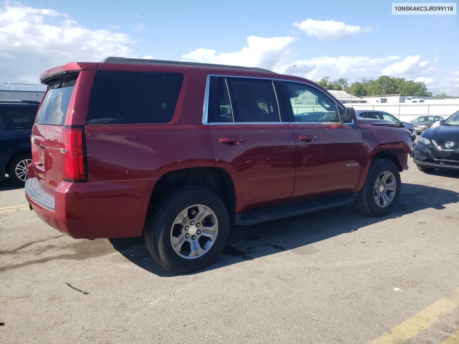 2018 Chevrolet Tahoe K1500 Ls VIN: 1GNSKAKC3JR399118 Lot: 66771724