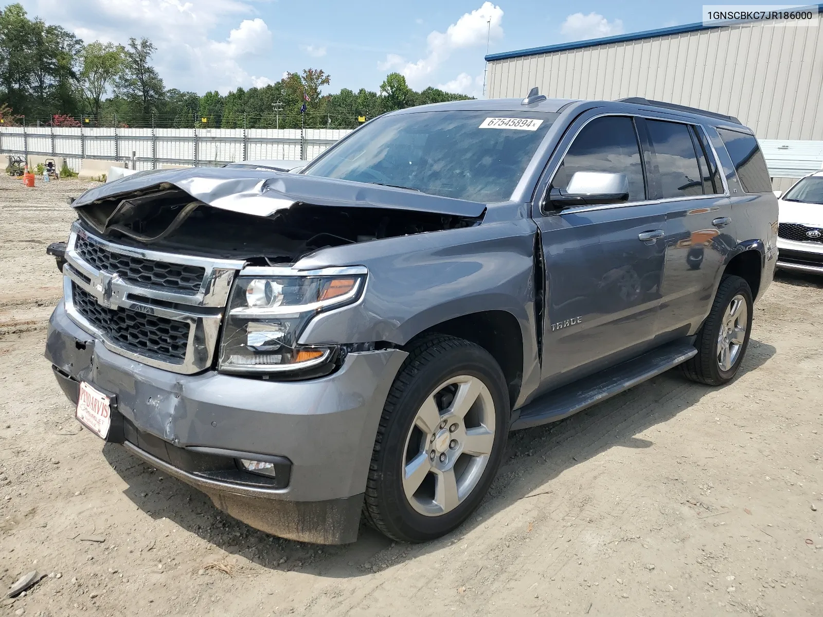 2018 Chevrolet Tahoe C1500 Lt VIN: 1GNSCBKC7JR186000 Lot: 67545894