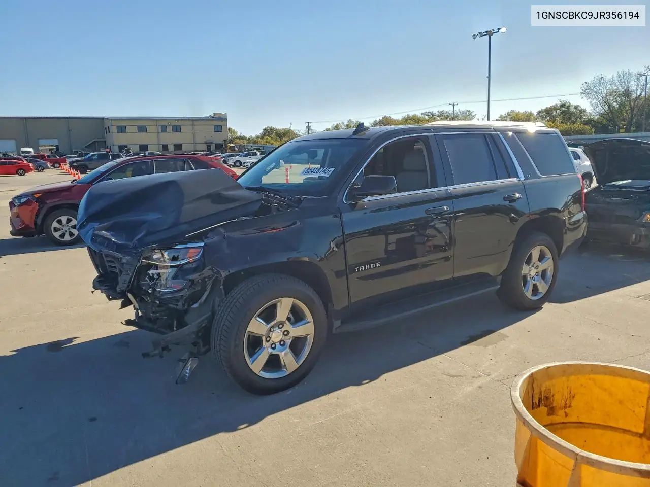 1GNSCBKC9JR356194 2018 Chevrolet Tahoe C1500 Lt